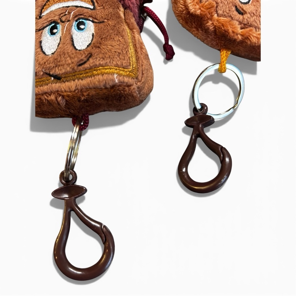 Set of plush toys Reese's & Hershey's characters, Key Ring / Coin Holder (8”) - Picture 5 of 7